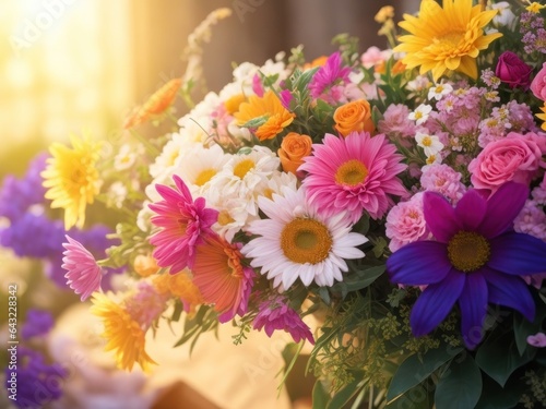 Sunlit Splendor: Vibrant Bouquet