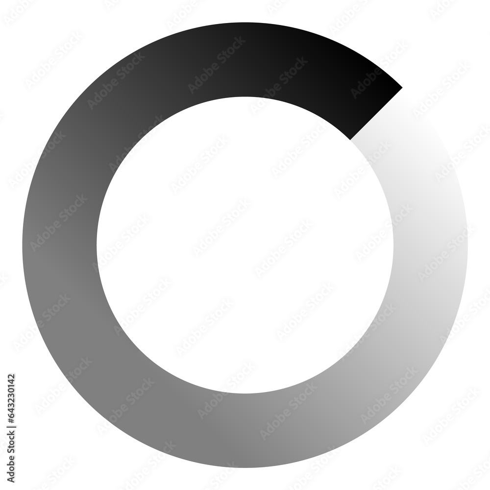 Progress loader icon. Circular gradient waiting cursor Progress loader icon. Circular gradient waiting cursor