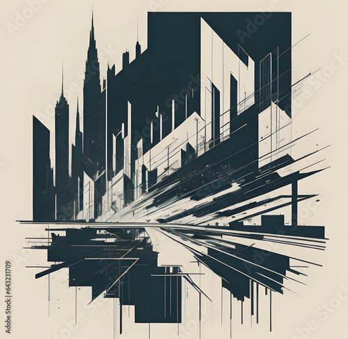 abstract city background