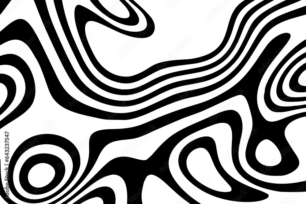 Abstract wave vector background.Stylized black White illusion.Modern graphic line art. eps 10 Abstract wave vector background.Stylized black White illusion.Modern graphic line art. eps 10