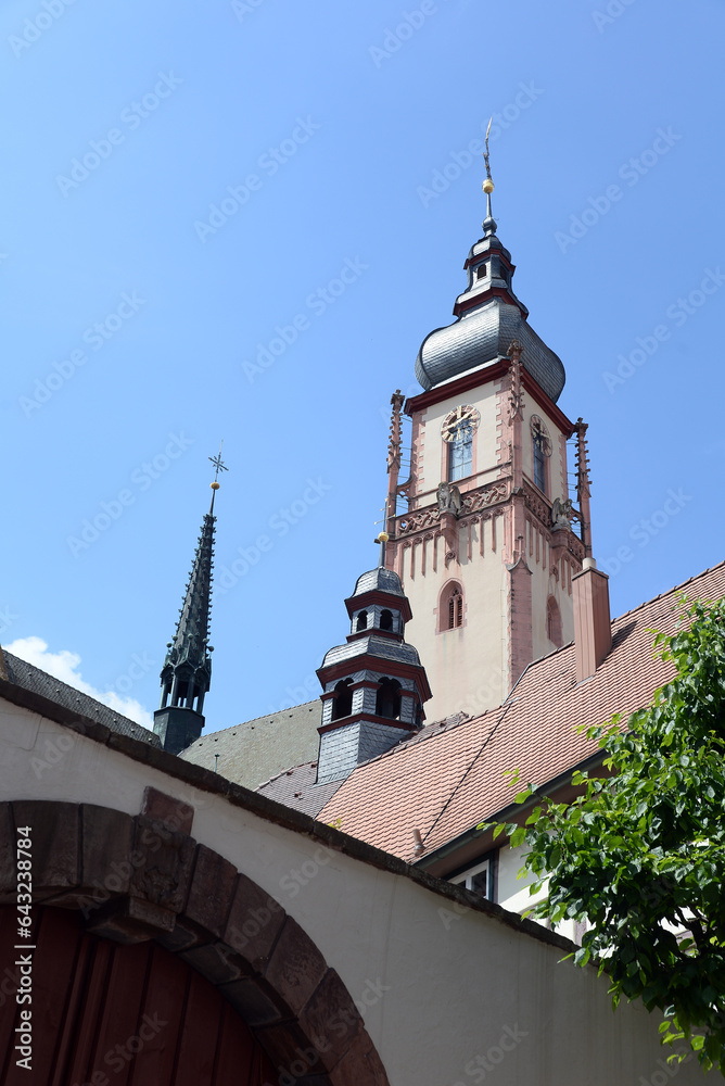 Obraz premium Kirche St, Martin in Tauberbischofsheim