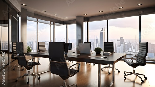 Interior of open space offi...