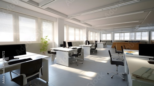 Interior of open space offi...