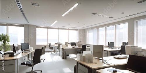 Interior of open space offi...