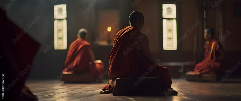 Buddhist monks vipassana meditate to calm the mind. The brain will refresh the secretion of Indoine. Buddhist monks vipassana meditate to calm the mind. The brain will refresh the secretion of Indoine.