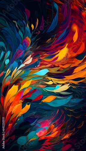 Bright colorful abstract ba...