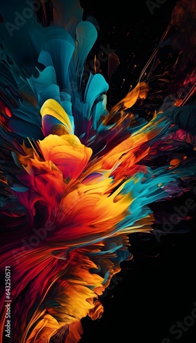 Bright colorful abstract ba...