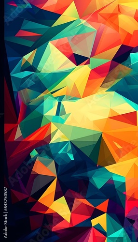 Bright colorful abstract ba...