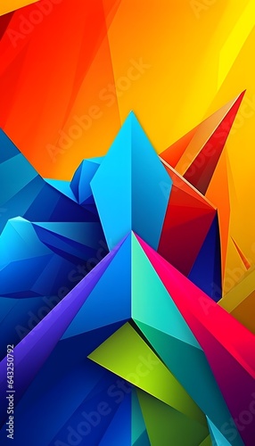Bright colorful abstract ba...
