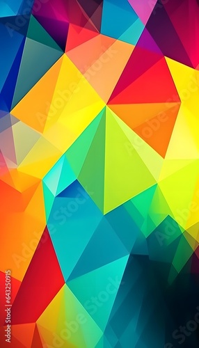 Bright colorful abstract ba...