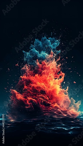 Bright colorful abstract ba...