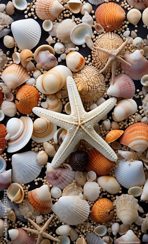 sea shells and starfishs on the beach by pacificstocker for stockstation com - stock photo contest
