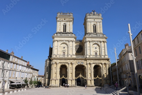 La cathédrale Sainte Marie, de style gothique, ville de Auch, département du Gers, France