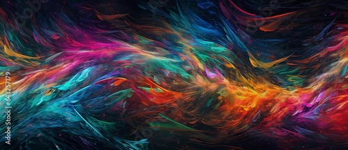 Abstract wave lines flowing...