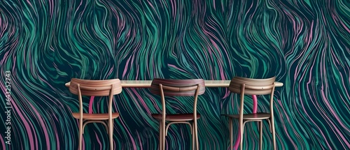 Art wall modern interior ba...