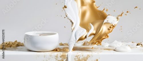 Abstract background golden ...