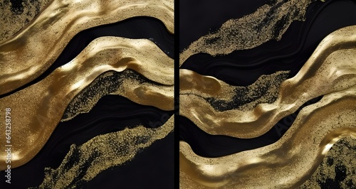 Abstract background golden ...