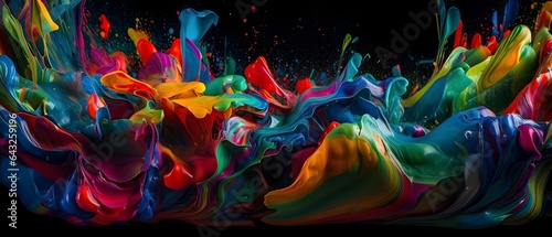 Abstract background colorfu...