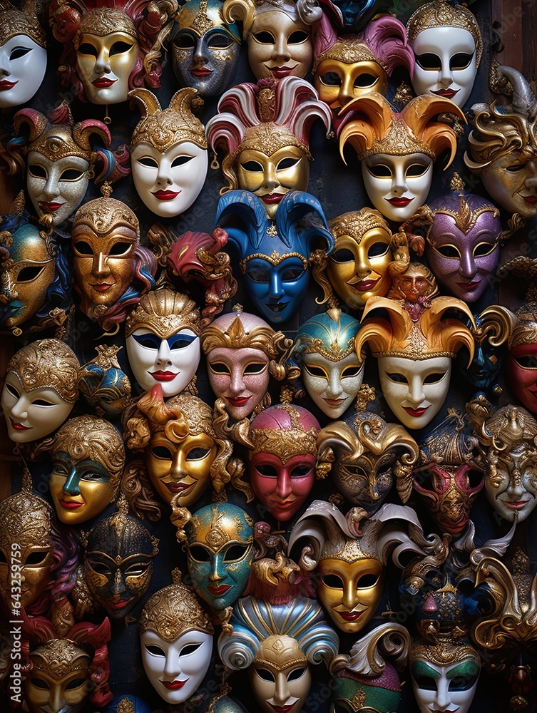 many different colored masks hanging on a wall in venice, italy this is one of my favorite things to do when i'm