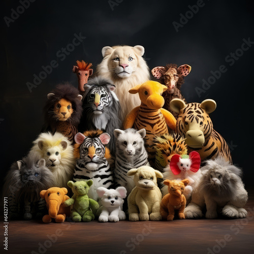 Stuffed animal toys for children © Guido Amrein