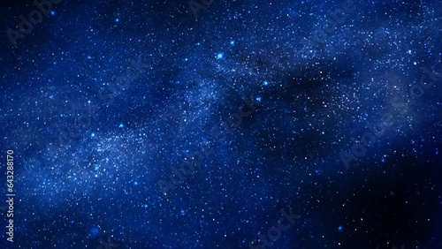 Animated background with a starry sky