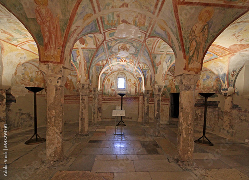 la cripta affrescata della Basilica di Aquileia