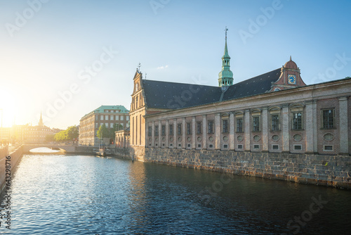 Fototapeta Naklejka Na Ścianę i Meble -  Holmen Church at sunset - Copenhagen, Denmark
