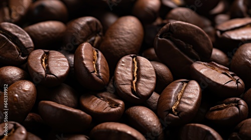 Coffee beans background. Coffee beans texture. Coffee beans background