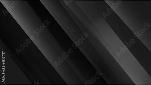 Cool abstract black and dark geometric dynamic geometric animation video composition background