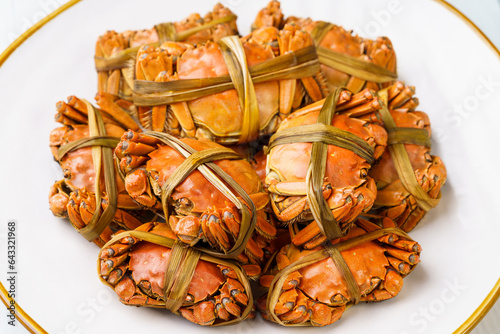China, Mid-Autumn Festival special steamed hairy crabs