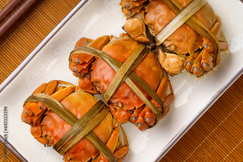 China, Mid-Autumn Festival special steamed hairy crabs