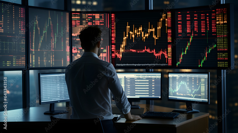 Trading online candle stick background. Trading online software with chart and graph. Candle stick with colors on stock market diagram. Trading online candle stick background. Trading online software with chart and graph. Candle stick with colors on stock market diagram.
