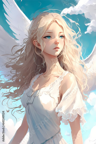 woman with wings