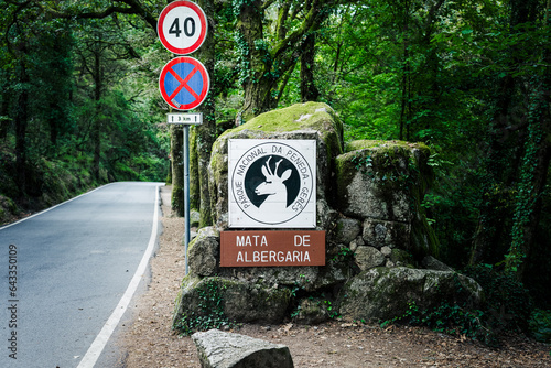 Entrada para o Parque Nacional do Gerês (norte)