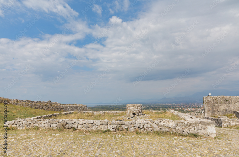 Rosafa Fortress Plateau Detail with Well in Shkoder