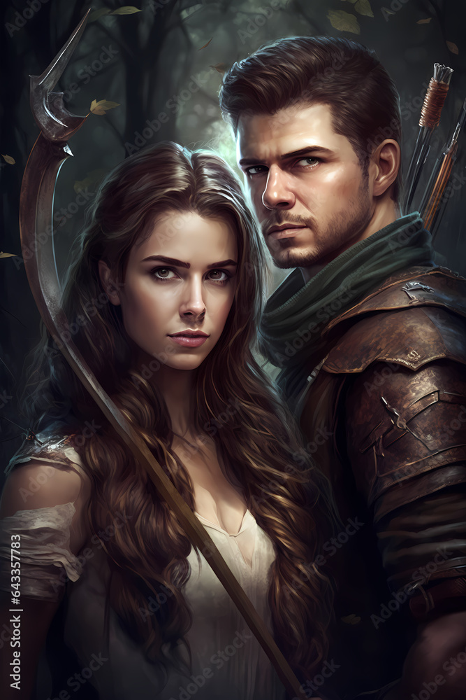 portrait of a fighter couple portrait of a fighter couple