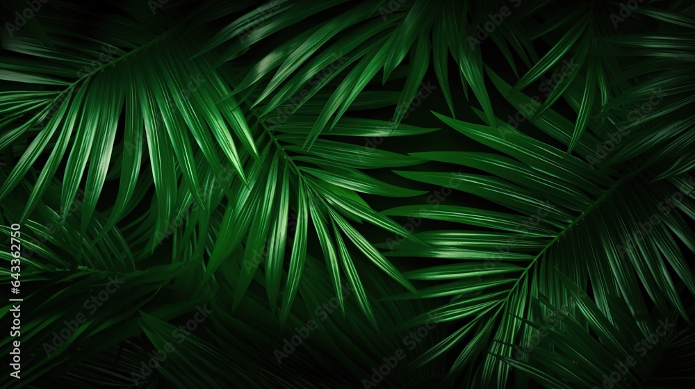 green palm leaf background green palm leaf background