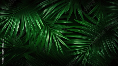 green palm leaf background © INK ART BACKGROUND