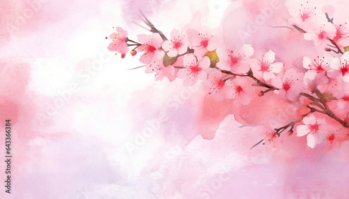 soft pink floral background © hamsyahi952