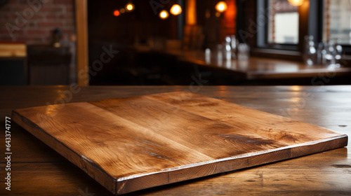 Free_photo_wooden_board_empty_tabletop_on_a_blurred_