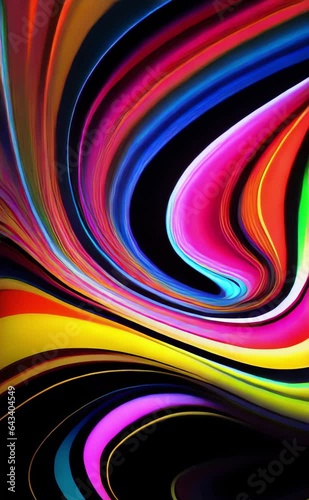 abstract background with rainbow