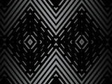 Black abstract geometric background. Modern shapes concept. Black metal texture steel background.