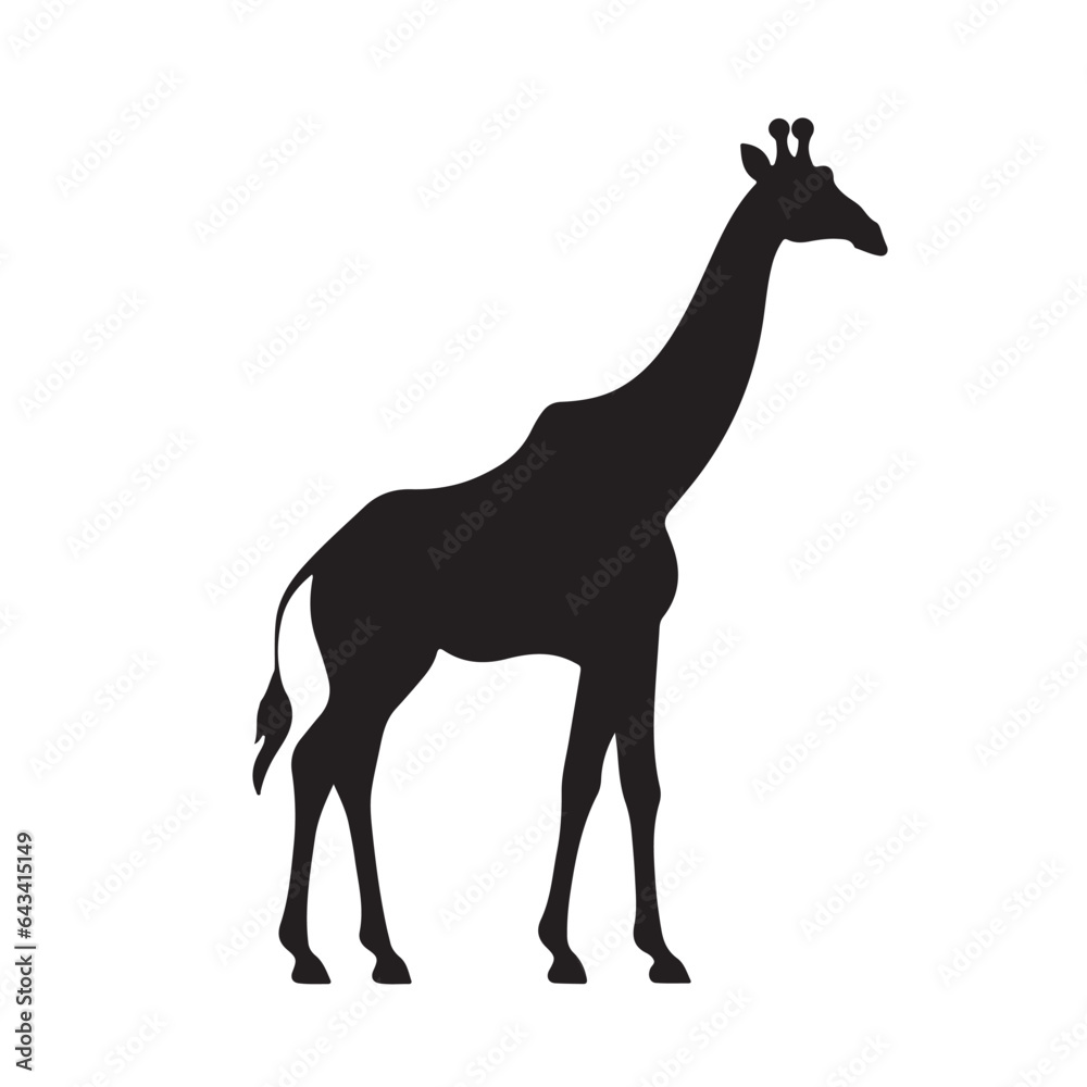 Fototapeta premium giraffe silhouette