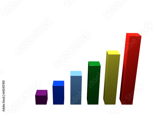 business graph png for the business concept mix color graph for business concept  bar graph.