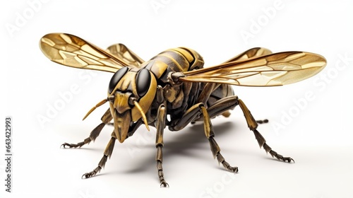 realistic mechanical bee model with detailed articulation
