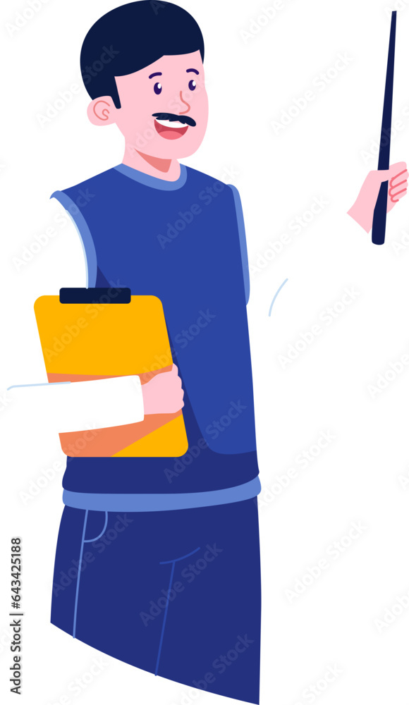 Teacher Day Character Illustration Teacher Day Character Illustration