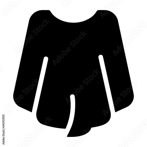 shaving apron Solid icon