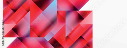 Captivating vector abstraction. Triangles interlock in mesmerizing dance, crafting dynamic geometric backdrop. Fusion of shapes and angles creates artful symphony of modern design