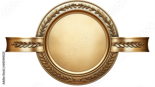 gold silver badge