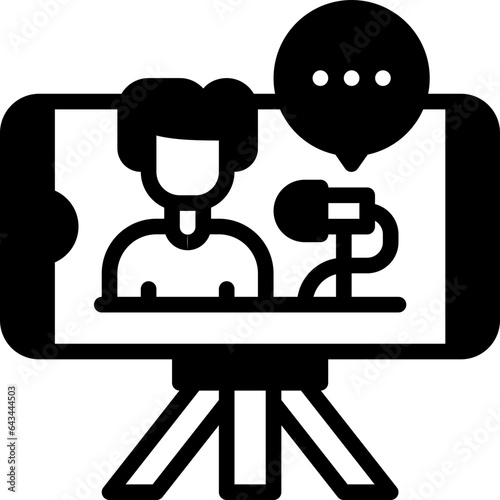 live streaming icon